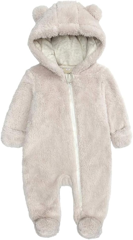 Warm Baby Romper with Hood 10