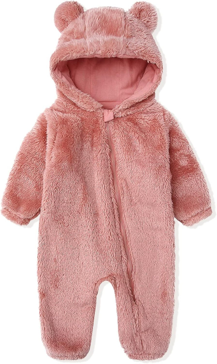 Warm Baby Romper with Hood 13