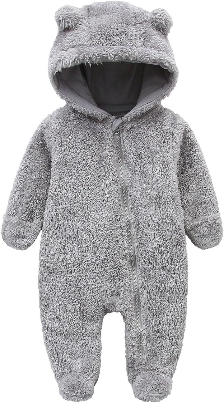 Warm Baby Romper with Hood 14