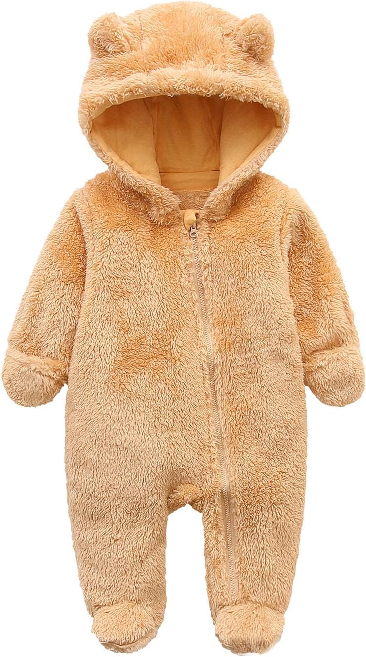 Warm Baby Romper with Hood 15