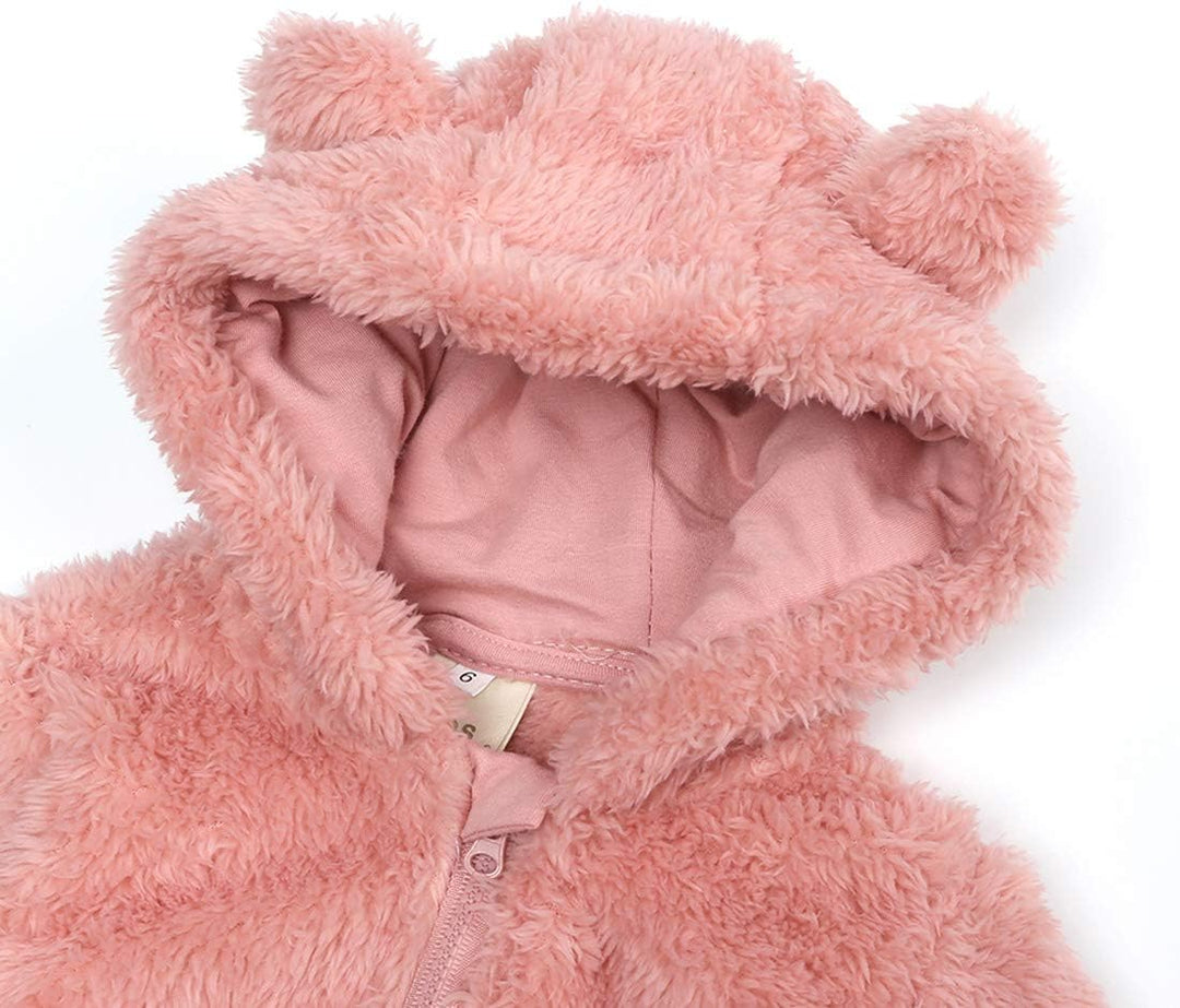 Warm Baby Romper with Hood 8