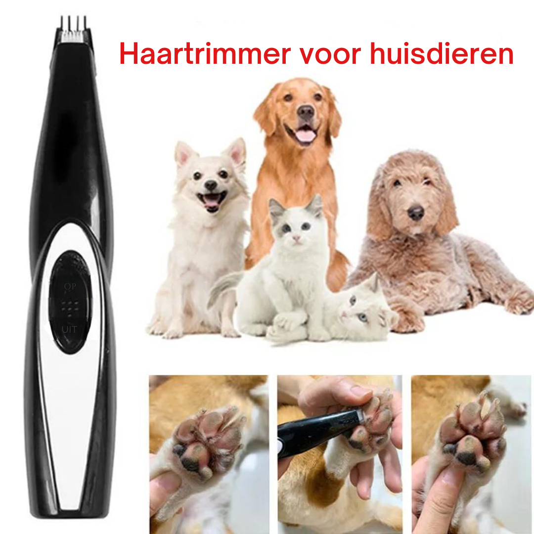 Wireless Dog Grooming Clippers, Professional Pet Trimmer for Sensitive Areas, USB Rechargeable, Quiet Operation, Stainless Steel 0