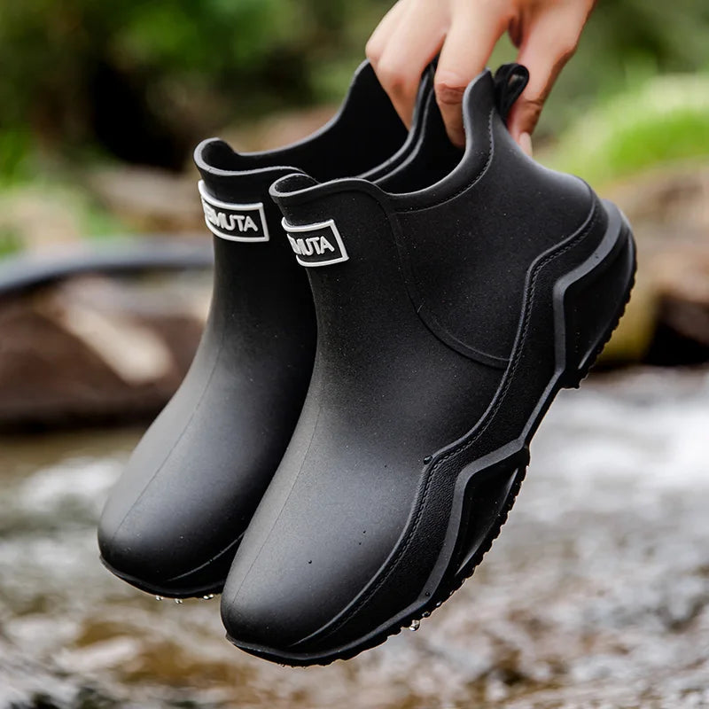 Women’s Waterproof Ankle Boots with Slip-Resistant Outsole and Pull Tab 7