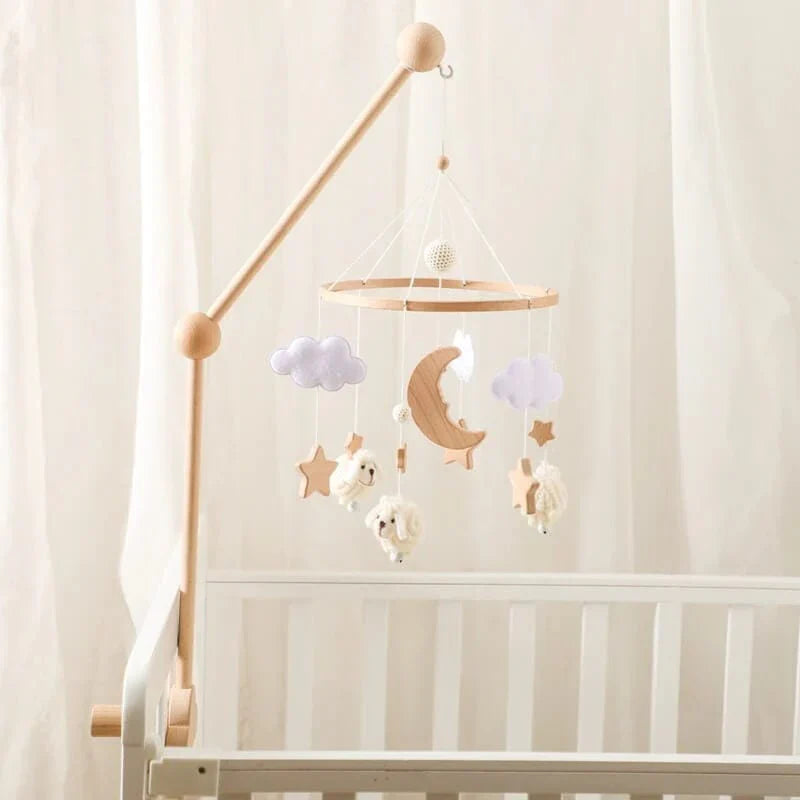 Wooden Baby Mobile – Natural Crib Mobile for Soothing Sleep and Nursery Decor 4