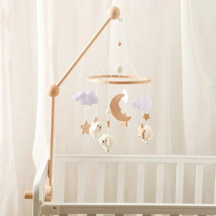 Wooden Baby Mobile – Natural Crib Mobile for Soothing Sleep and Nursery Decor 4