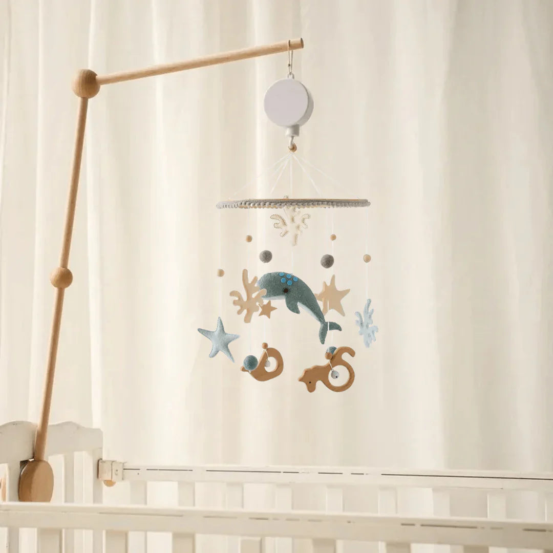 Wooden Baby Mobile – Natural Crib Mobile for Soothing Sleep and Nursery Decor 5