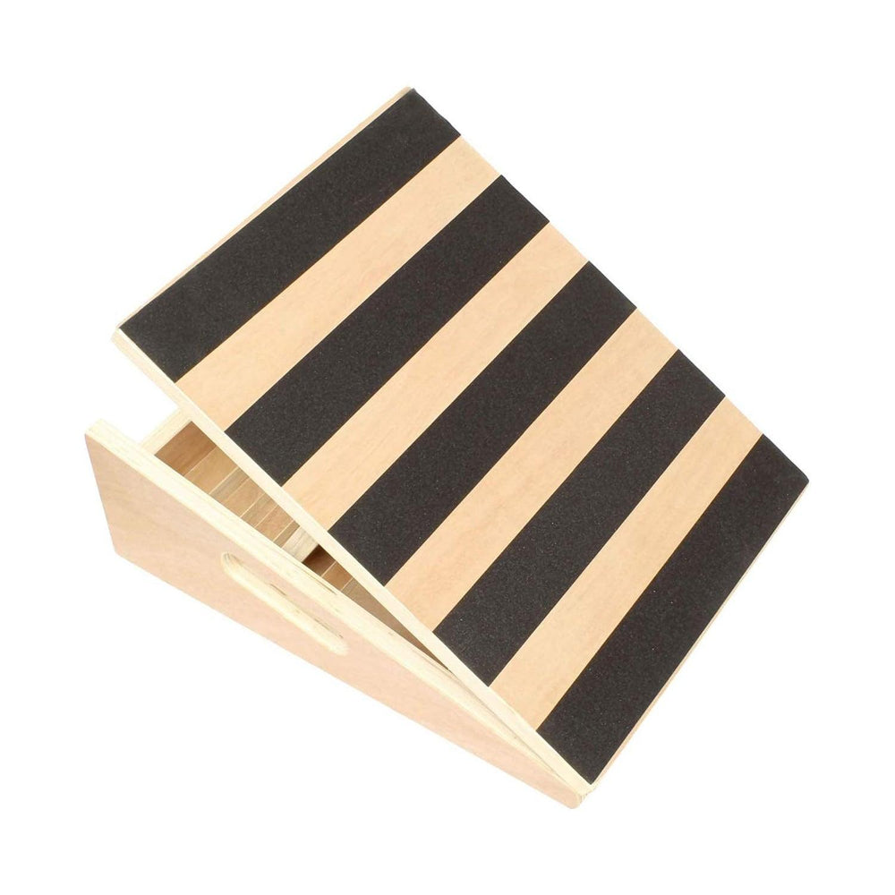 Wooden Slant Board - Professional Wooden Slant Board, Adjustable Incline Board and Calf Stretcher, Stretch Board - Extra Side-Handle Design 1