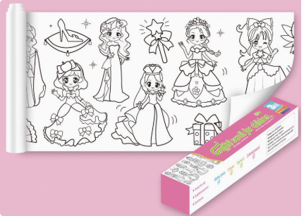 XXL Kleurplaat Voor Kinderen Creatieve Activiteit Zelfklevend Papier 300cm 10