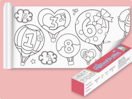 XXL Kleurplaat Voor Kinderen Creatieve Activiteit Zelfklevend Papier 300cm 11