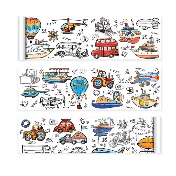 XXL Kleurplaat Voor Kinderen Creatieve Activiteit Zelfklevend Papier 300cm 6
