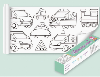 XXL Kleurplaat Voor Kinderen Creatieve Activiteit Zelfklevend Papier 300cm 7