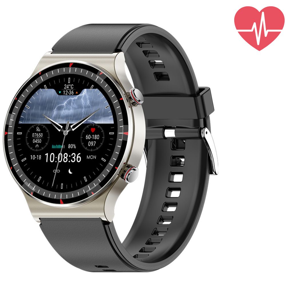 Zelara 2024 New EKG+PPG smartwatch with full touchscreen and blood oxygen-blood pressure-heart frequency 1