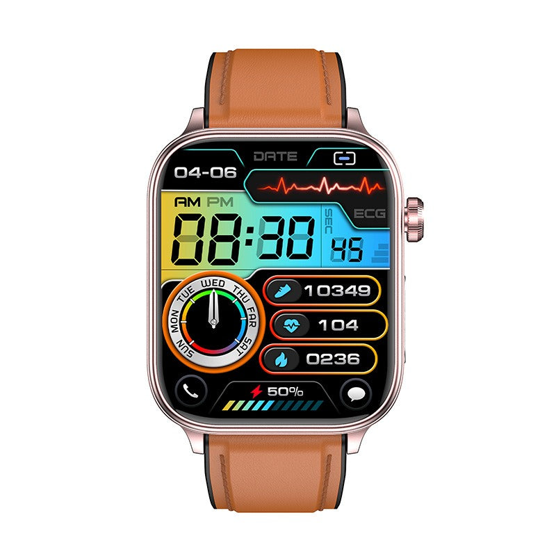 Zelara Calculation Ein-Klick-SOS call GPS positioning blood sugar texts and notification receive health smartwatch 5