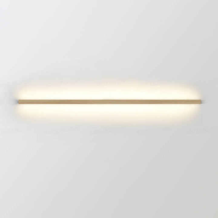 ZenBeam | Minimalist Solid Wood LED Wall Lamp for Warm Ambient Lighting 11