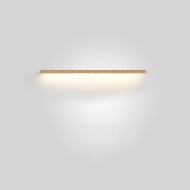 ZenBeam | Minimalist Solid Wood LED Wall Lamp for Warm Ambient Lighting 2