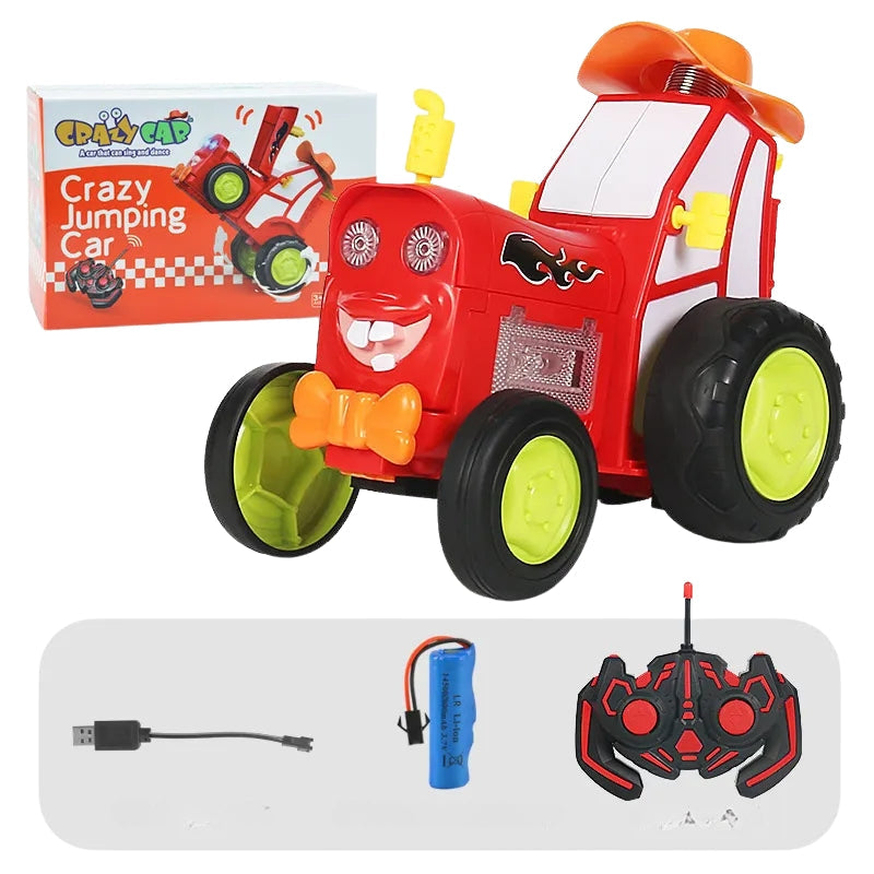 ZynoSpark – Jumping RC stunt car with music, lights, and upright motion game 1