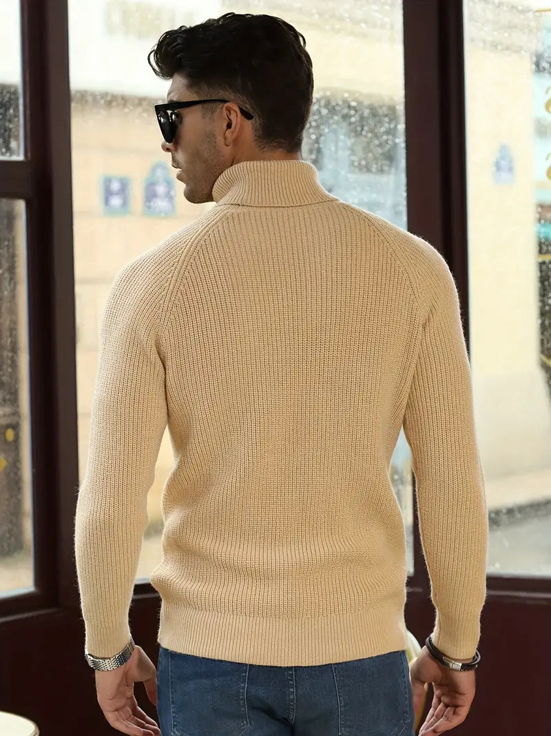 Elio Cable Turtleneck