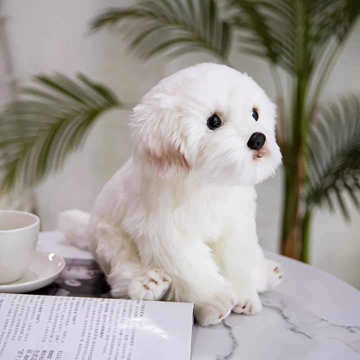 Soft Huggable Plush Dog Toy - Cuddly Stuffed Teddy Bear, Perfect Puppy Gift for Kids