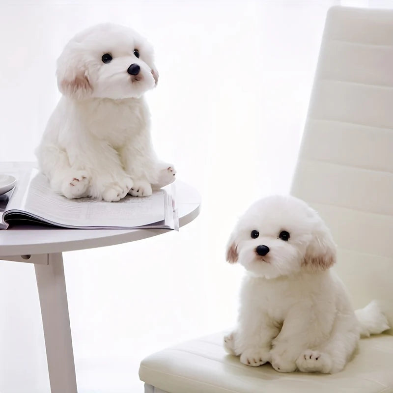 Soft Huggable Plush Dog Toy - Cuddly Stuffed Teddy Bear, Perfect Puppy Gift for Kids