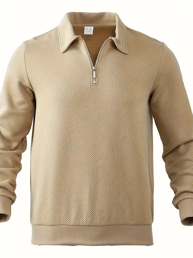 Oxford Zip Sweater