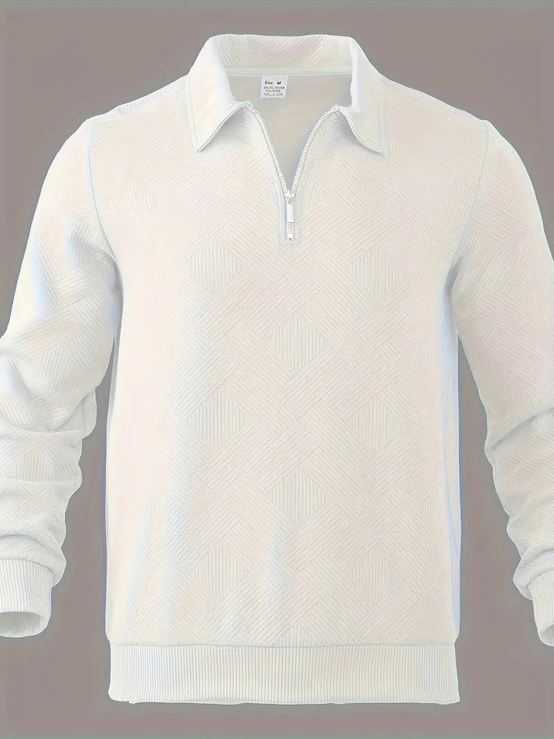 Oxford Zip Sweater