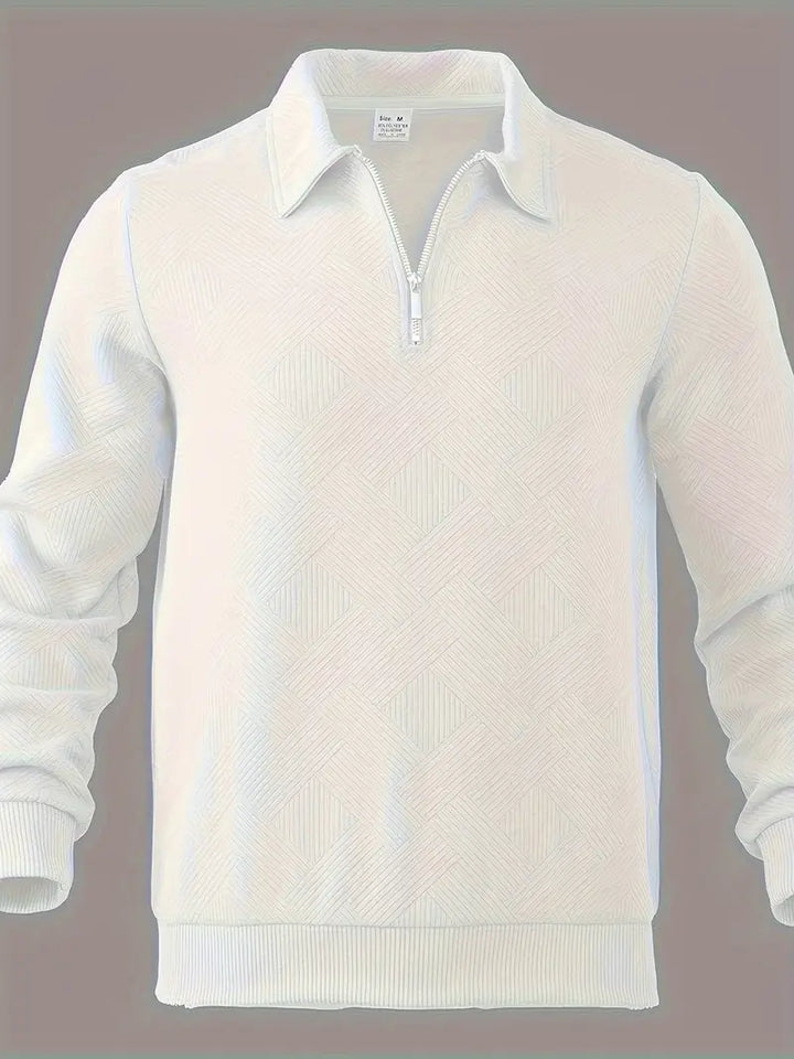 Oxford Zip Sweater