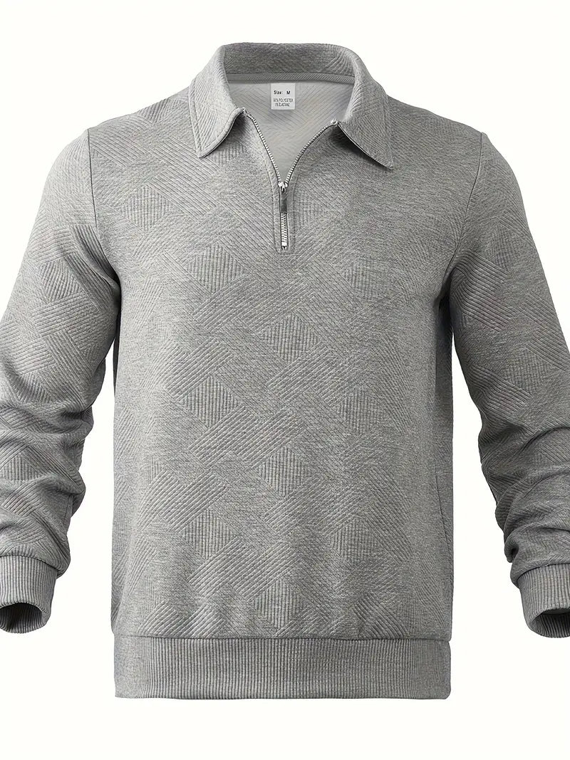 Oxford Zip Sweater