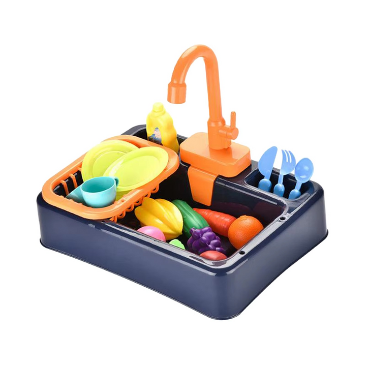Children’s Educational Sink Toy Interactive Water Tap Durable Plastic