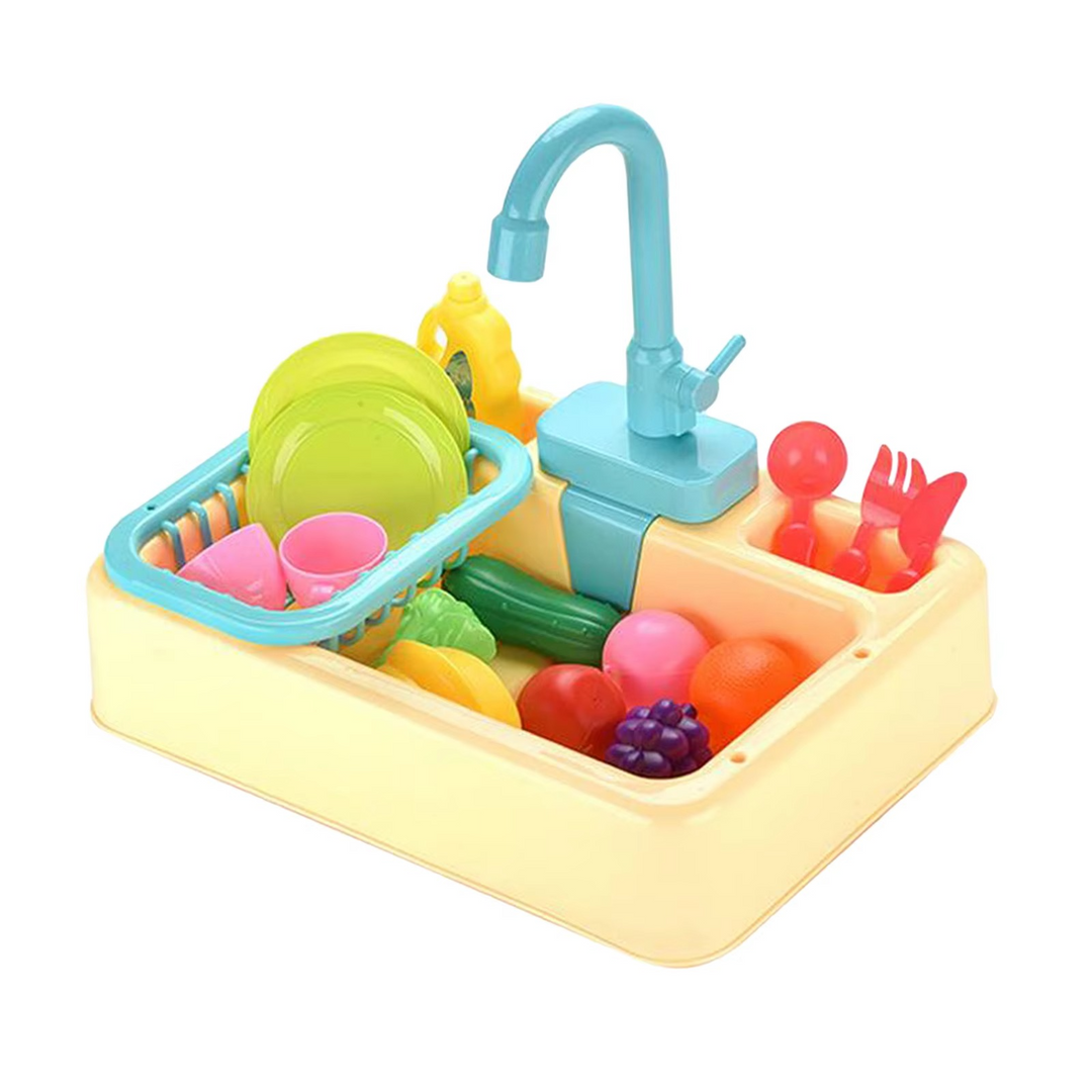 Children’s Educational Sink Toy Interactive Water Tap Durable Plastic