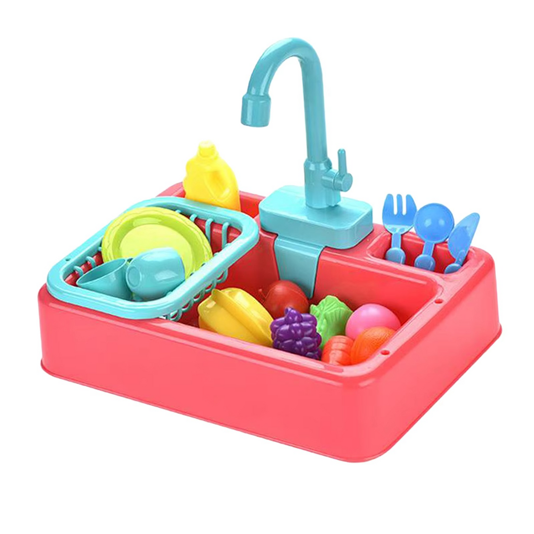 Children’s Educational Sink Toy Interactive Water Tap Durable Plastic