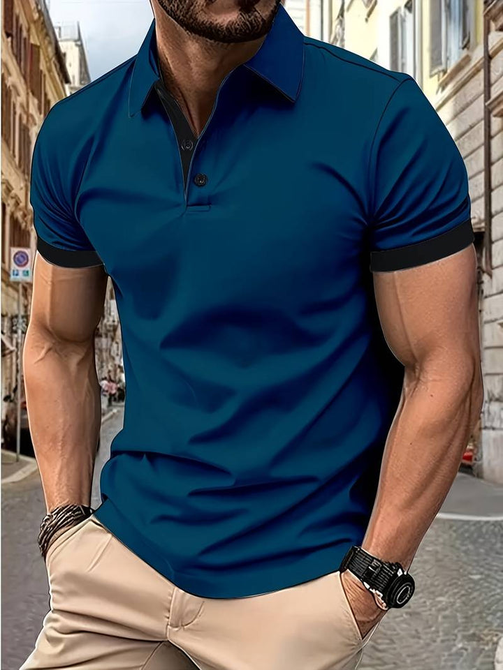 MADE GENTS | V-Neck Summer Polo | 50% Discount!