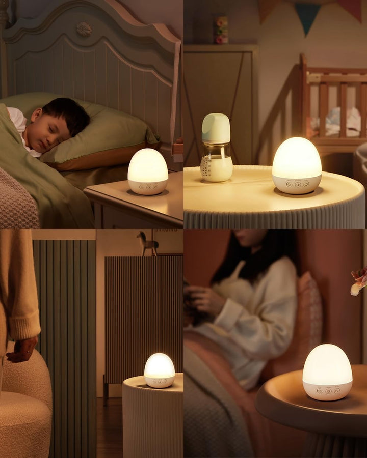 LunaGlow | Veilleuse tactile en silicone doux conçue pour une illumination douce du bébé