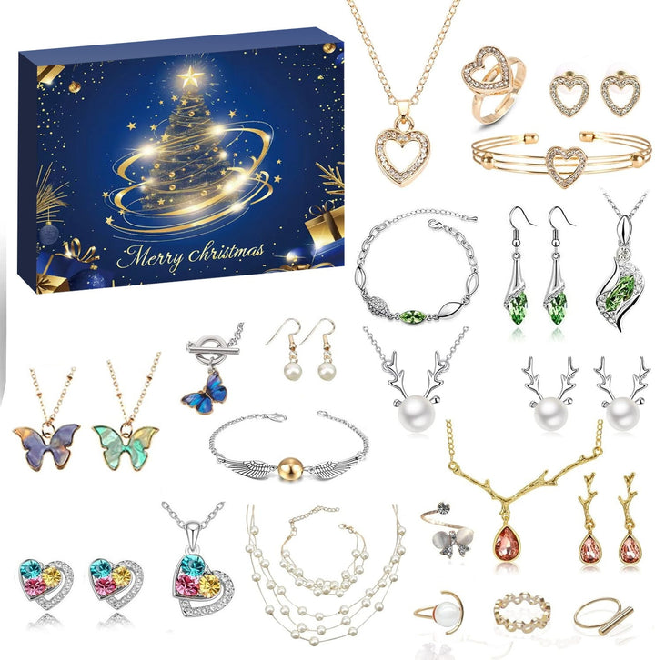 LuxuriGift | Premium 24-Day Advent Calendar Filled with Elegant Surprise Items