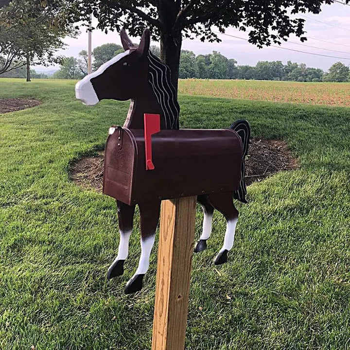 CritterPost | Weatherproof Animal-Themed Mailbox for Unique Outdoor Home Décor