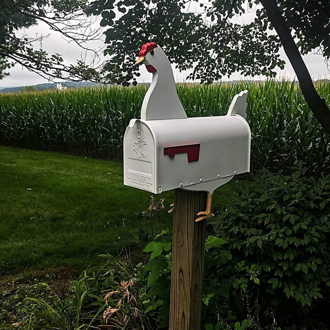 CritterPost | Weatherproof Animal-Themed Mailbox for Unique Outdoor Home Décor