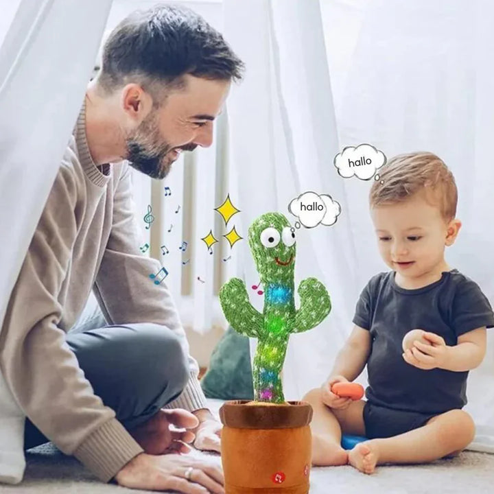 Interactive Plush Toy with Music and Lights - Fun Learning Companion for Kids