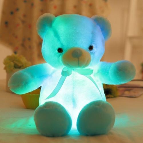 LED Illuminated Teddy - Soft Plush Light-Up Stuffed Toy for Kids and Cozy Night Comfort