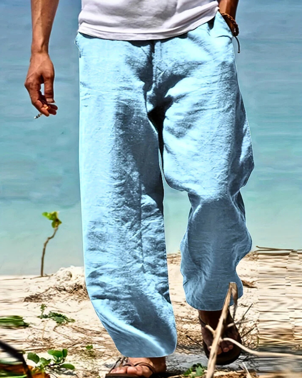 Thomas Casual Linen Summer Trousers