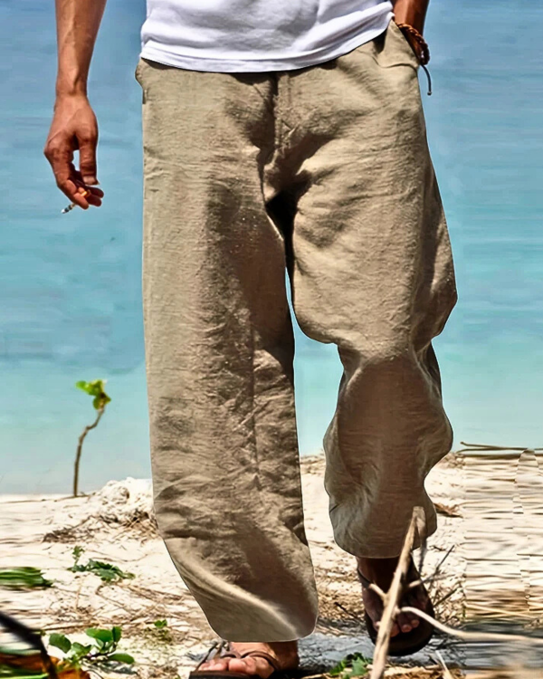 Thomas Casual Linen Summer Trousers