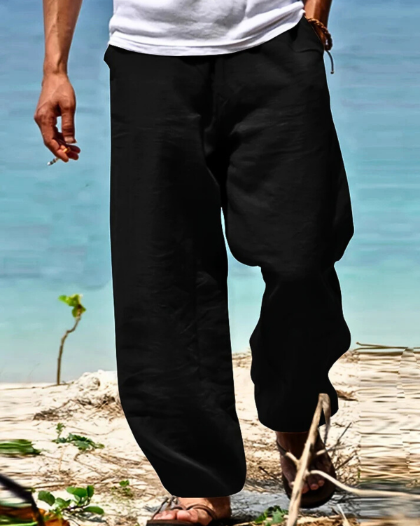 Thomas Casual Linen Summer Trousers