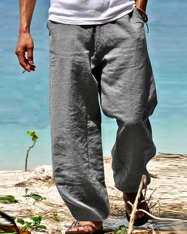 Thomas Casual Linen Summer Trousers