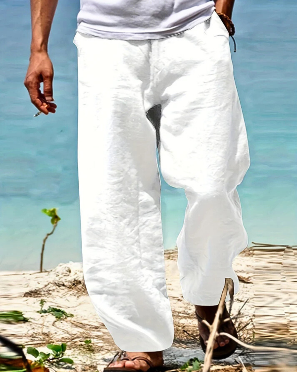Thomas Casual Linen Summer Trousers