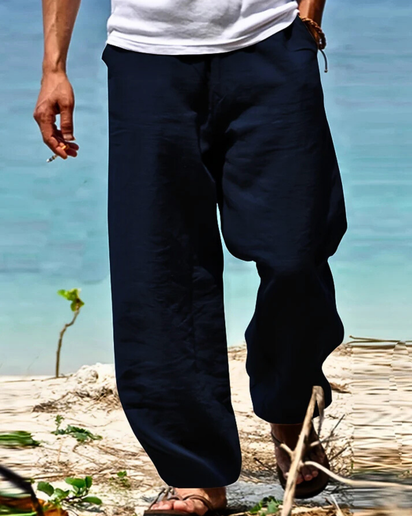 Thomas Casual Linen Summer Trousers
